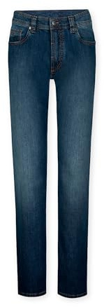 BRÜHL FINE TROUSERS Jeans Herren Stretch Toronto II 190491 I 5-Pocket Herren Jeans aus Ring-Stretch Denim mit Komfortdehnbund I Used Waschung