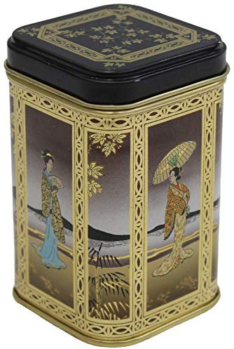 Other Japanisch Lady Sammelobjekt Vintage Metall Schmuckkästchen Klein Metall Aufbewahrung Behälter - 1