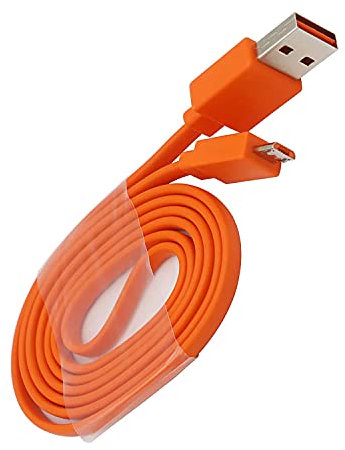 Alitutumao Câble de chargement rapide de rechange plat USB pour haut-parleur JBL GO Xtreme Flip 4 Flip 3 Charge 2 Charge 3 Pulse 2 Pulse 3 Clip 2