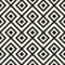 Geometric Black and White Cushioned Vinyl Flooring Sheet Lino Tile Effect Anti Slip Bathroom Kitchen Flooring 2m & 3m Width (Cairo, 4m x 3m)