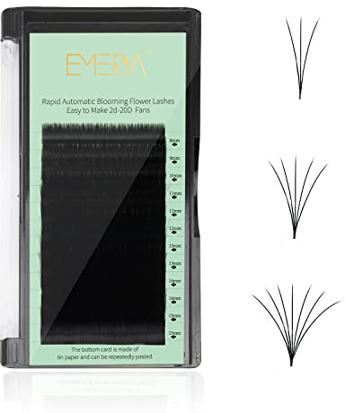 Volumen Wimpern Extensions Auto Self Fanning 4D 5D 6D ~ 10D Russisch Fan Cluster Schnelles Mega-Volumen Easy Fan Wimpern verlängerung C Curl .05 8-15 mm Mischfach 0,05 Wimpern (0.05 C mix)