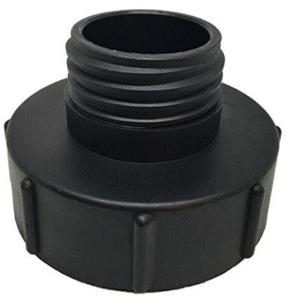 IBC Wassertank S100 x 8 auf S60 x 6 Ventil Adapter Anschlussfässer Montageteile Grobgewinde
