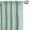 ABAKUHAUS Grün Vorhänge, Gardinen, Retro kleine Tupfen, Fensterbehandlungen für Wohnzimmer Schlafzimmer Dekor, 2 Stück 75 cm b x 245 cm h,Mint Grün Weiß