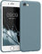 kwmobile Case Compatible with Apple iPhone SE (2022) / iPhone SE (2020) / iPhone 8 / iPhone 7 Case - Protective Slim TPU Phone Cover - Soft Matte Finish - Arctic Night
