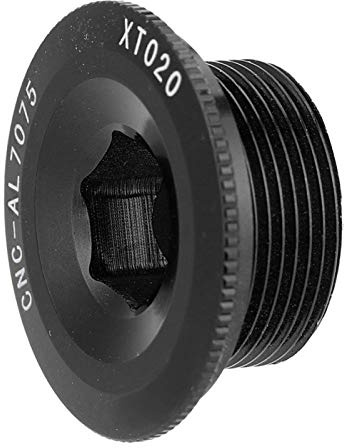 Alomejor Perno de manivela Perno de Brazo de manivela para Tapa de Soporte de Bicicleta de Carretera de montaña M20 * 10 Tornillo de bielas Tornillos de Eje BB