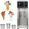 YXMxxm Commercial Ice Cream Maker Machine, Stainless Steel Chill Drink Mixer with 3 Cups, Makes Ice Cream, Sorbet, Frozen Yoghurt,500W