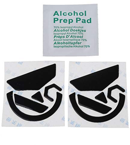 2 Sets 0,6 mm Mausfüße Mausschuhe Mausaufkleber Pad für Logitech G502 Hero LIGHTSPEED Maus Gaming Maus Füße Ersatz