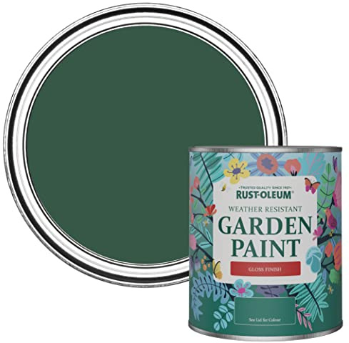 Rust-Oleum Green Mould-Resistant Garden Paint In Gloss Finish - The Pinewoods 750ml