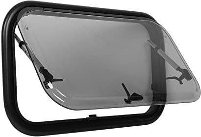 TANGLI RV Fenster, 700x400mm Horizontale Wohnmobilfenster mit Sonnenschutz, Insektenschutz, Sichtschutzvorhang für Wohnmobile Wohnwagen Anhänger, Acrylglas Anti-UV-Fenster Ersatz