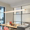 Depuley 18W LED Pendelleuchte Höhenverstellbar Esstisch Warmweiß, Modern Hängelampe Küchelampe, Länge: 71CM, Aluminium für Wohnzimmer Schlafzimmer Küche