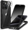 CENHUFO Privacy Case for iPhone 15 Pro Max with Built-in Screen Protector and Camera Lens Cover - Black