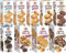 Cookies gefüllte Kekse Probierset 9 verschiedene Sorten mit Creme 1530g aus Griechenland