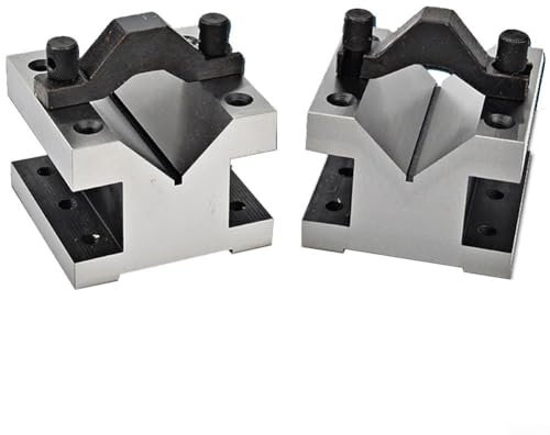 V Block Matched Pair, VEE Blocks CLAMP, Measuring Workholding DIY Tool, Precision Matching Precision 90 °