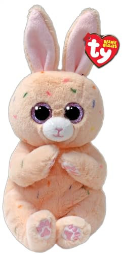 TY Beanie Babies Bellies Easter Peaches Bunny 15,2 cm Regular