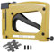 Point Driver, Aluminum Alloy Manual Framing Tool with 1000 Nails Lightweight Point Nail Tacker Adjustable Photo Frame Backing Nailer Household Small DIY Tools for Flexible and Rigid Framers