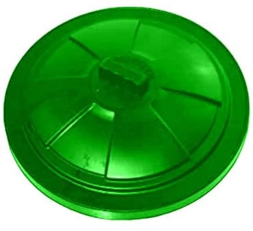 Neat. Replacement Lid for 80/85L Garden Bins and Dustbins - Durable Plastic Cover with Secure Fit, Weather-Resistant and Impact-Resistant for Waste Management, Green, Pack of 2