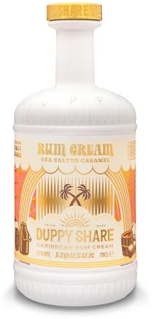 Duppy Share Sea Salted Caramel Caribbean Rum Cream Liqueur, 15% ABV, 70cl