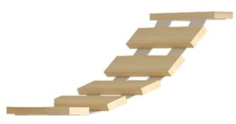 Parete da arrampicata per gatti, mobili da parete per gatti, in legno, per gatti, per gatti, per dormire, giocare, lounge (scala morbida)