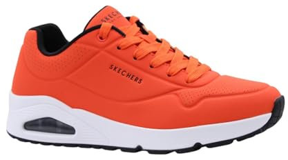 Skechers Baskets Uno Stand on Air pour garçon, Orange/blanc, 41 EU
