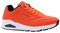 Skechers Baskets Uno Stand on Air pour garçon, Orange/blanc, 41 EU