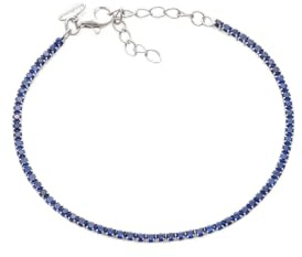 Louis Ciocchetti dal 1887 Bracelet Tennis en Acier Inoxydable avec Zircons 5A, Bijou Élégant pour Femme et Homme, Taille Réglable 16 + 4 cm, Hypoallergénique