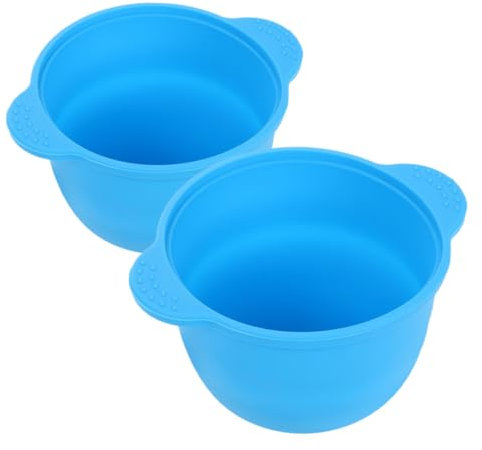 LRXIYODE 2pcs Efficient Multiuse Silicone Wax Pot Liner Soft Wax Warmer Bowl for Hair Removal Honey Soft Kit