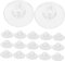 WOONEKY 20 Pcs Transparent Aquarium Suction Cups with Adjustable Cable Ties for Water Plants Plant Holder for Fish Tank Setup Durable and Easy to Install