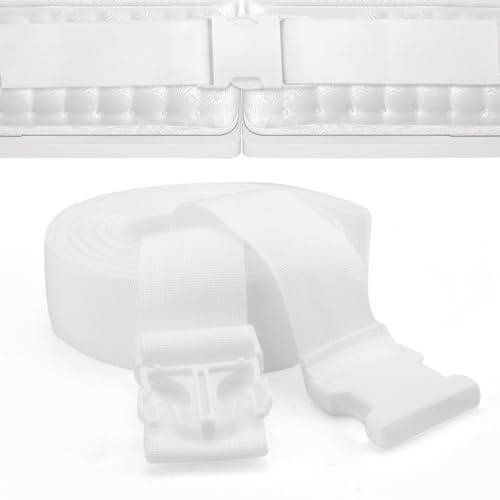 VQBKHO Supporto per Materasso collega Due materassi a Una Grande Superficie Raccordo per materassi con Supporto per Materasso Cinghia per Letto Matrimoniale Fino a 200 cm x 200 cm