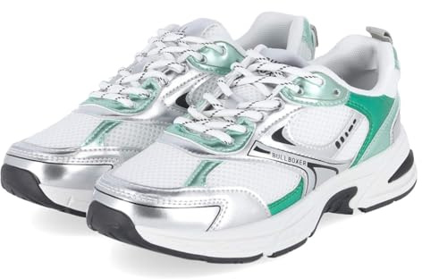 BULLBOXER 6BB0710102 8295 Damen Sneaker Low Textil & Synthetik in Silber/Platin - Gr. 39
