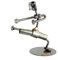 Steelman24 I Omini di Viti Karate I Idee Regalo Originale I Soprammobili in Metallo I Modellino