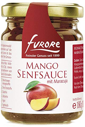furore Mango Senfsauce mit Maracuja 180g