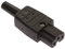 AS - Schwabe 62083 Câble thermoplastique prise type C15 A appareils chauds 155 degrés Noir