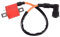 GOOFIT Zündkerzenstecker Zündspule Zündungen Vertical Engine Ersatz für CG 125cc 150cc 200cc 250cc ATV Dirtbike Go Kart ATV Moped Roller