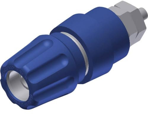 SKS Hirschmann PKNI 10 B Polklemme Blau 63A 1St.