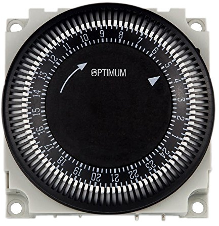 Optimum OP-FM1STU00 24 Hour Synchronous Time Switch Module, 230 V, Black/White