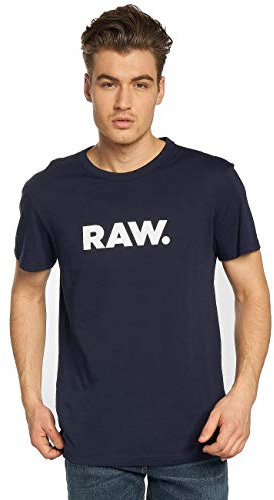 G-Star Homme T-Shirt Holorn R, Bleu (sartho blue D08512-8415-6067), L