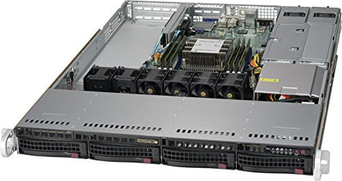 Supermicro SuperServer 5019P-WTR Intel C622 LGA 3647 Rack (1U) schwarz – Server Barebone (Intel C622, LGA 3647, Intel, Intel® Xeon®, DDR4-SDRAM, 768 GB)