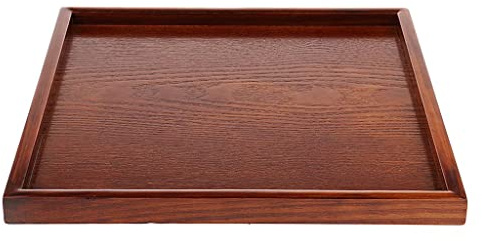 F Fityle 1/35 Scale Wooden Base Tray for Table Micro Landscape Model Kits, Wood, 30x30cm