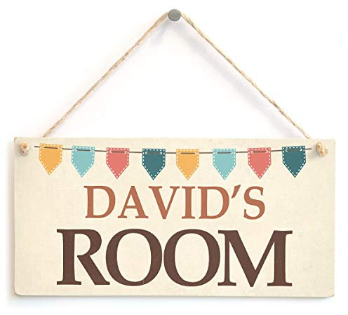 Personalised Kids Room Door Sign - Custom Wooden Kids Door Plaque
