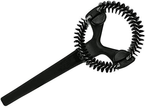 Scarlet Expresso | Brosse de groupe « Excellent » Brosse de nettoyage pour groupe de percolation Machine à porte-filtre pour tous les 56 57 58 mm comme E61 et autres Noir