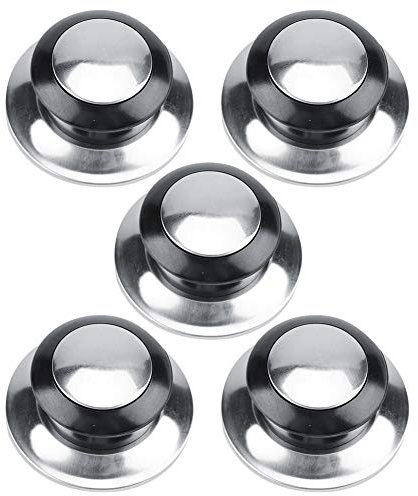 Atyhao 5 Teilige Hitzebeständige Topfpfannendeckel Knopfhubgriff Home Kitchen Kochgeschirr Ersatzteile Topfdeckel