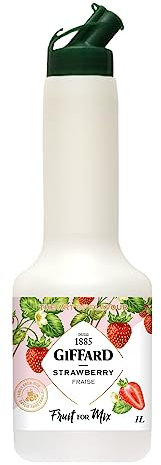 Giffard - Fruit FOR Mix Fraise - Préparation à base de fruit - Fruité et Savoureux - 1 Litre