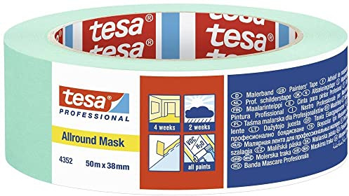 Tesa ALLROUND MASK 04352-00003-00 Kreppband Mint (L x B) 50m x 38mm 1St.
