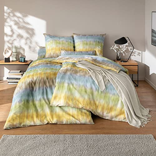 ESTELLA Mako-Satin Bettwäsche Maximo multicolor 1 Bettbezug 155 x 220 cm + 1 Kissenbezug 80 x 80 cm