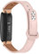 Gimuk Lederarmband kompatibel mit Fitbit Inspire 2 Armband für Damen und Herren, echtes Leder, Sportarmband Ersatzarmband für Fitbit Inspire HR/Inspire/Ace 2/Ace 3, Small/Large, Leder (Rosa+Roségold)