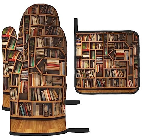 Lot de 3 maniques et maniques isolées pour cuisine - Résistantes à la chaleur