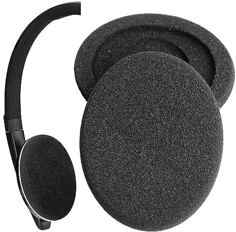V-MOTA Cuscinetti Auricolari Compatibili con Sennheiser C10, SC 130/160, PC 3.2/5.2/8.2 Chat USB/USB-C, Giochi, Chiamate Cuffie (Spugna 1 Paio)