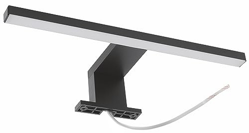VCM LED Beleuchtung | Spiegel Licht | Lampe | Energieeffizienzklasse D | Badezimmer - Blino Schwarz