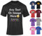 Black Personalised Mens T-Shirts UK - Customise With Any Text And Photo, Long-Lasting Print XXL