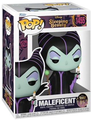 Funko POP! Disney: Sleeping Beauty 65th Anniversary - Maleficent mit Candle - Dornröschen/Dornröschen und der Prinz - Vinyl-Sammelfigur - Geschenkidee - Offizielle Handelswaren - Movies Fans